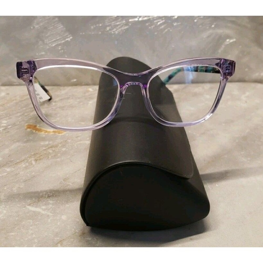 NWT Skechers SE 1695 Girls Eyeglass Frames Lilac Purple Clear Speckled 48-15-130